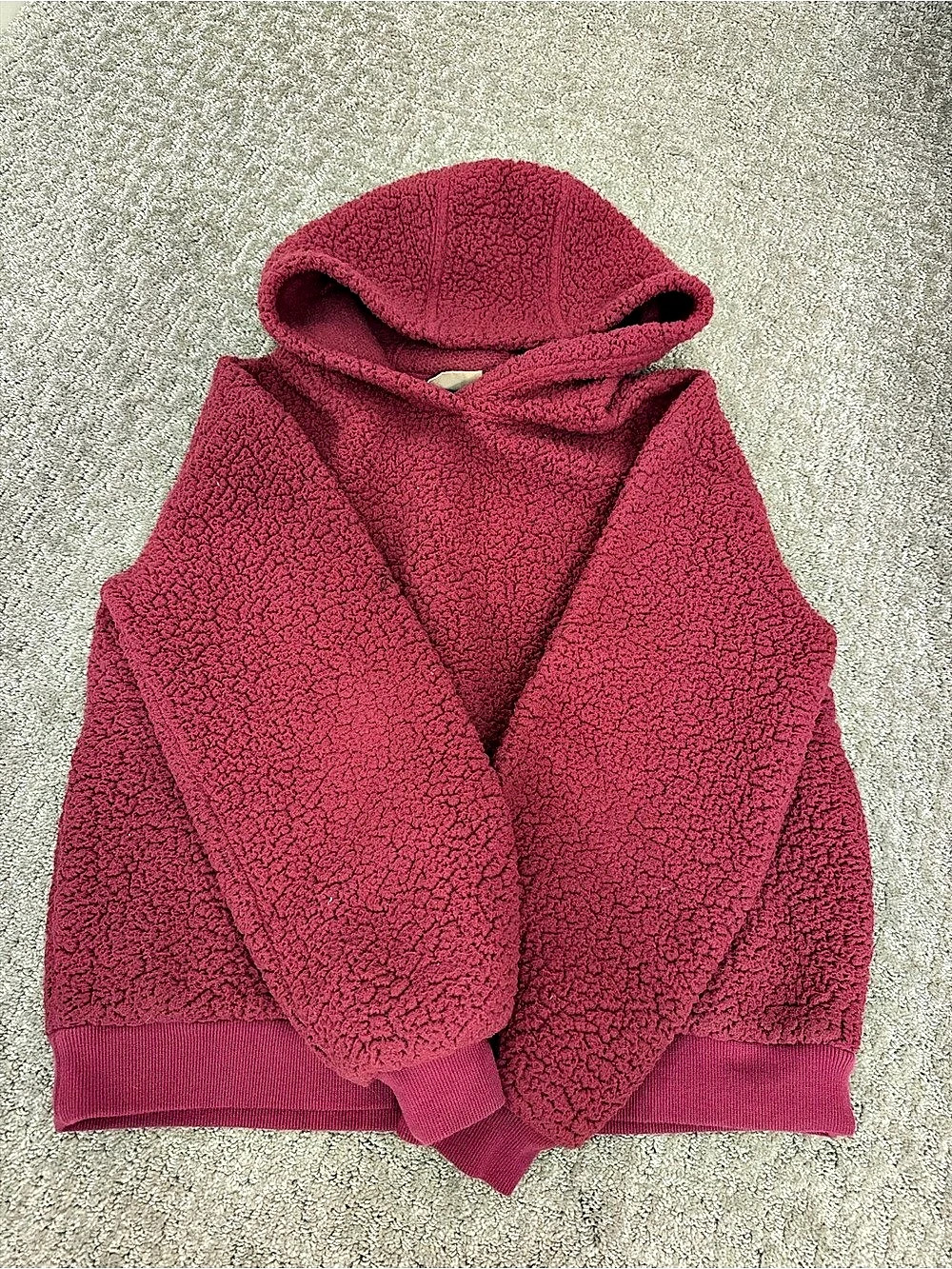 Universal Thread Fleece Hooded Jacket in Pink Size Medium Like New